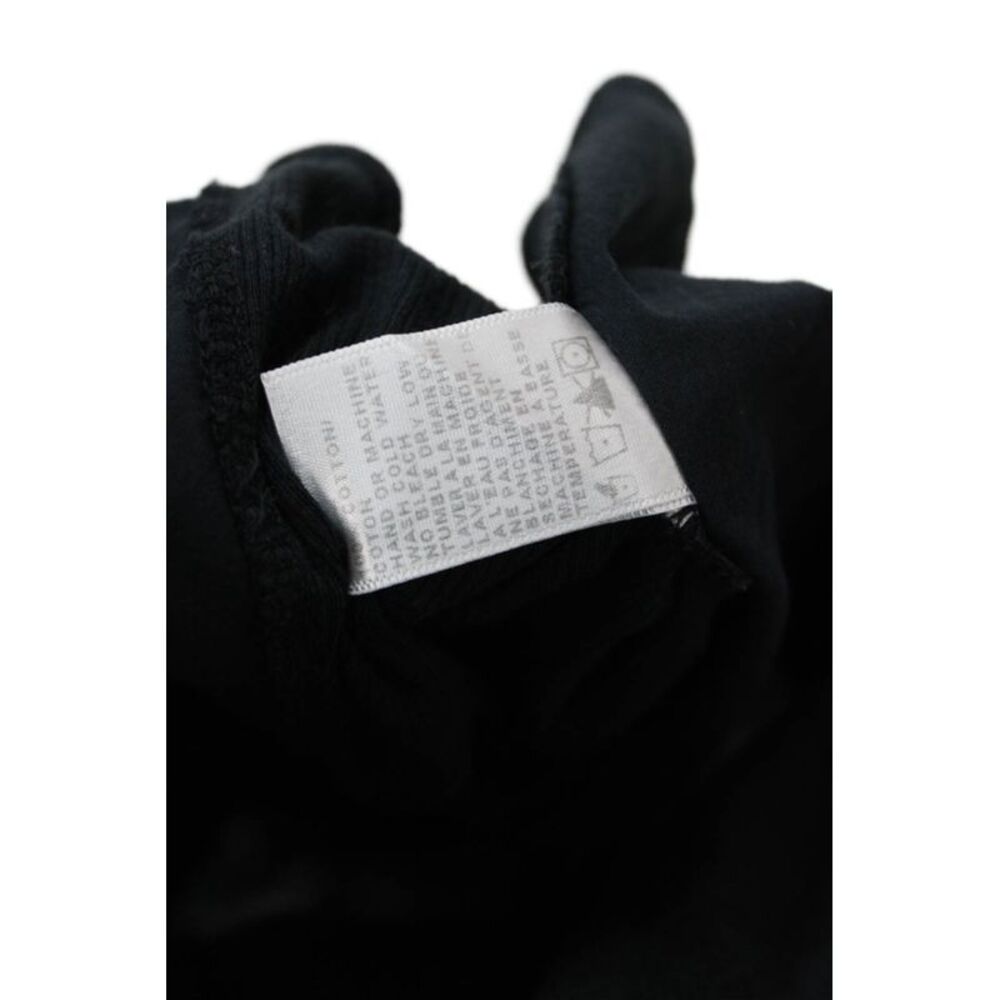 Standard James Perse Women Black Cotton Collared Button-Up 3/4 Sleeve Size 2 - Picture 6 of 6